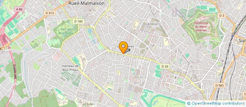 localisation de l'entreprise BACHE à RUEIL-MALMAISON