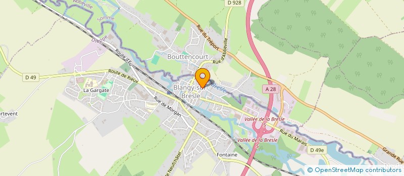 localisation de l'entreprise BACHELIER à BLANGY-SUR-BRESLE