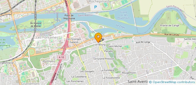 localisation de l'entreprise BACHELIER CONSTRUCTIONS à SAINT-AVERTIN