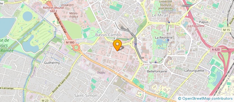 localisation de l'entreprise BACHELIER INVESTISSEMENTS à TOULOUSE