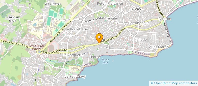 localisation de l'entreprise BACHELIER / POHARDY  SAINT-NAZAIRE