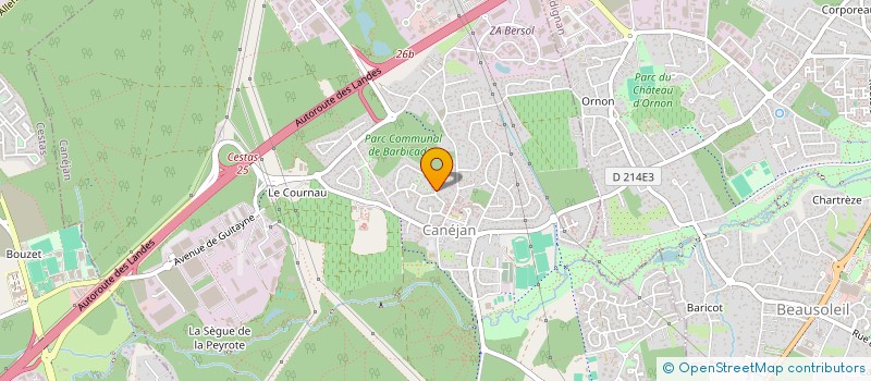 localisation de l'entreprise BACHELIN CONSULTING  CANEJAN