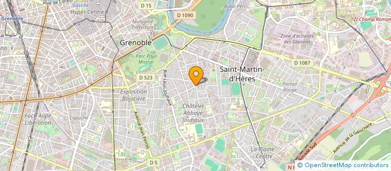 localisation de l'entreprise BACHELLE à GRENOBLE