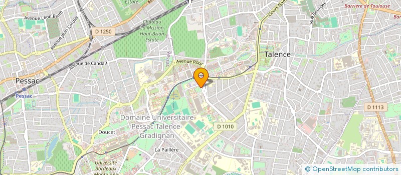 localisation de l'entreprise BACHELOR & L'INTERNATIONAL  TALENCE