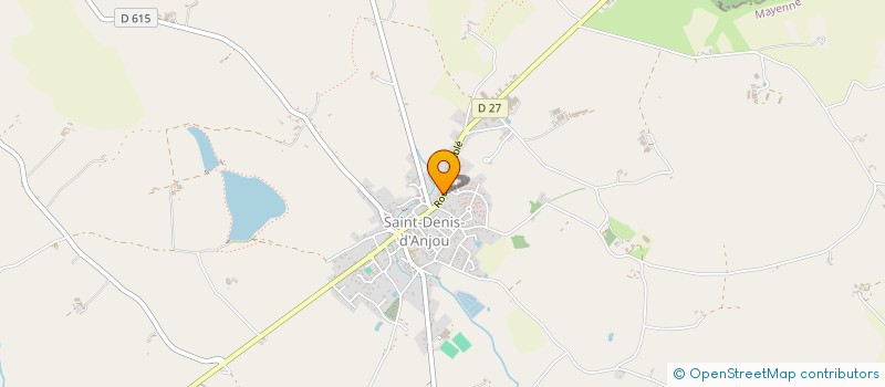 localisation de l'entreprise BACHELOT-PAILLARD  SAINT-DENIS-D'ANJOU