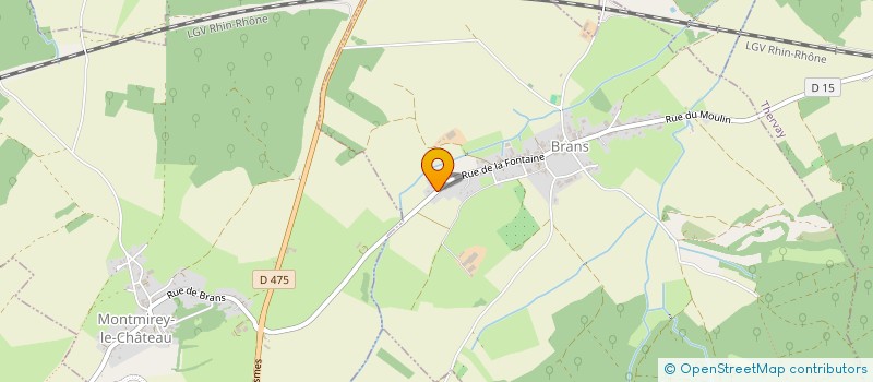 localisation de l'entreprise BACHELU DAMIEN  BRANS