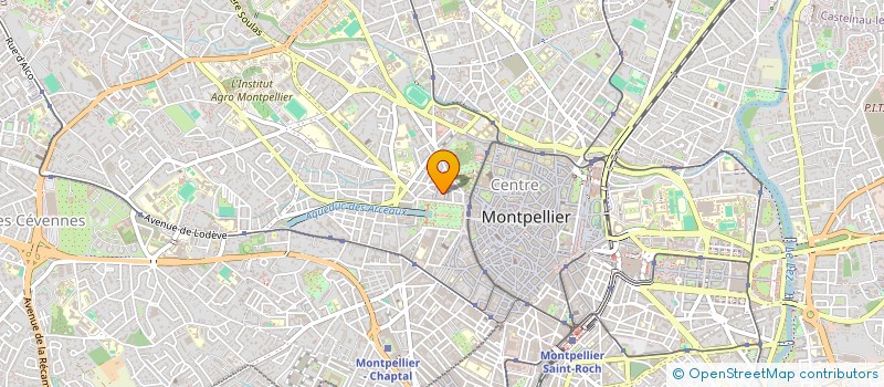 localisation de l'entreprise BACHET à MONTPELLIER
