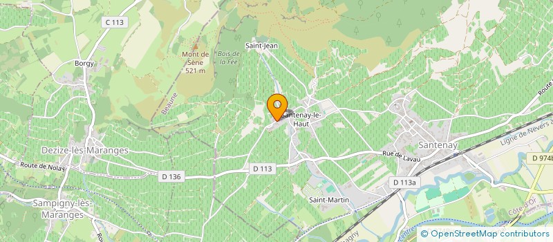 localisation de l'entreprise BACHEY-LEGROS ET FILS à SANTENAY