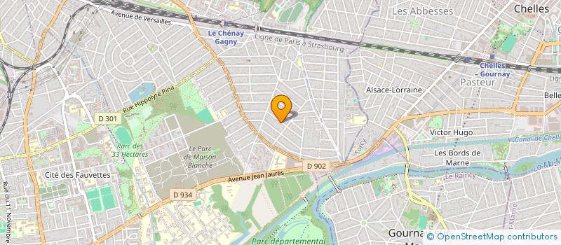 localisation de l'entreprise BACHIR à GAGNY