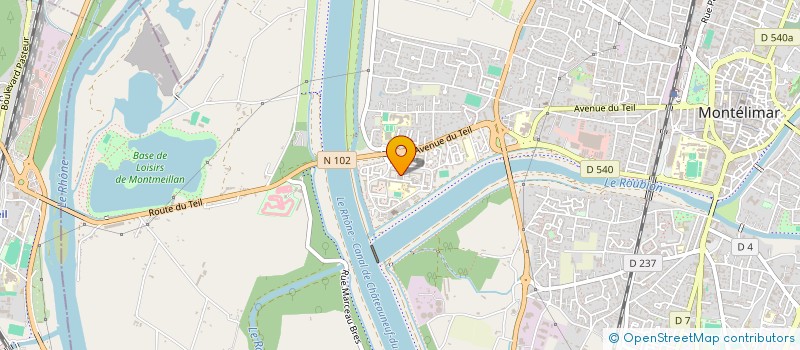 localisation de l'entreprise BACHKAR à MONTELIMAR