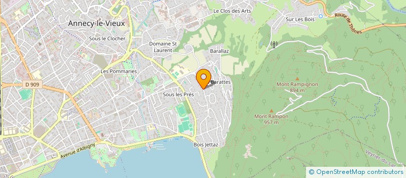 localisation de l'entreprise BACHOSIM à ANNECY