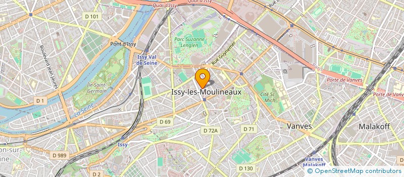localisation de l'entreprise BACHRI à ISSY-LES-MOULINEAUX