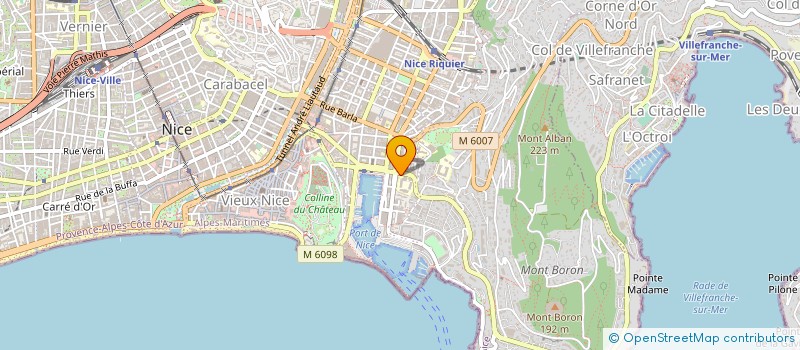localisation de l'entreprise BACHS - SCHERRER & CO à NICE