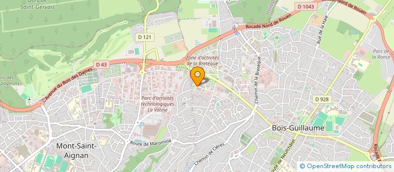 localisation de l'entreprise BACHSTAGE à BOIS-GUILLAUME