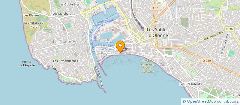 localisation de l'entreprise BACHUS à LES SABLES-D'OLONNE