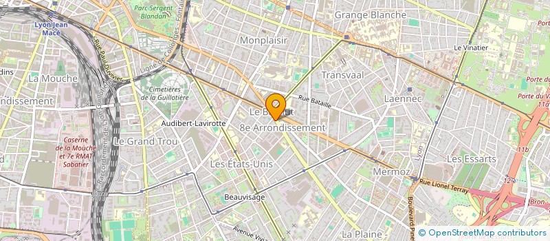 localisation de l'entreprise BACHUT B1  LYON