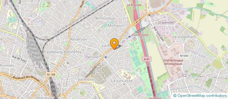 localisation de l'entreprise BACISA à TOULOUSE