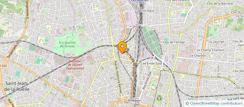 localisation de l'entreprise BACK à ORLEANS