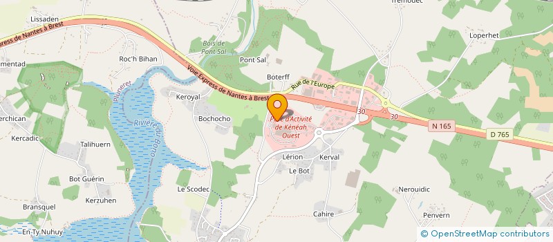 localisation de l'entreprise BACK EUROP FRANCE  PLOUGOUMELEN