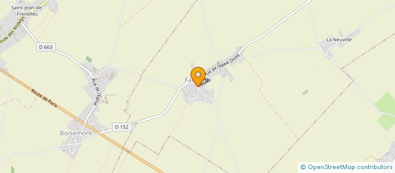 localisation de l'entreprise BACK IN CAB  FARCEAUX