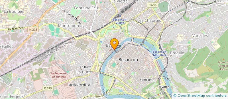 localisation de l'entreprise BACK IN GAME  BESANCON