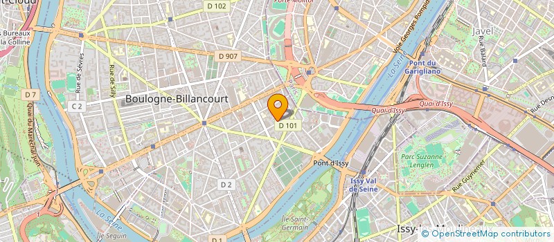 localisation de l'entreprise BACK IN THE CITY à BOULOGNE-BILLANCOURT