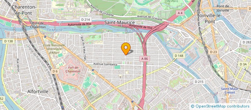 localisation de l'entreprise BACK INVEST  MAISONS-ALFORT