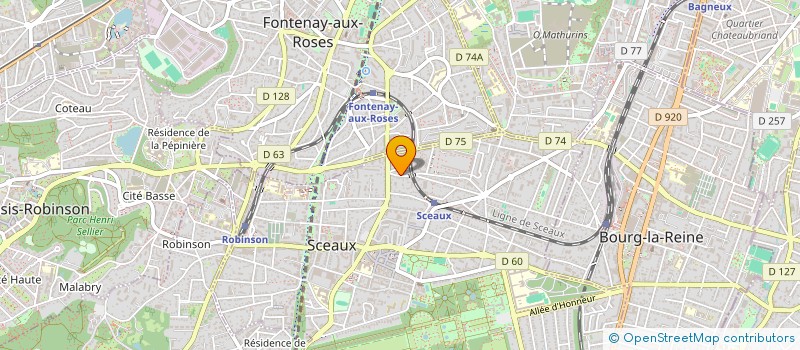 localisation de l'entreprise BACK ME UP à SCEAUX