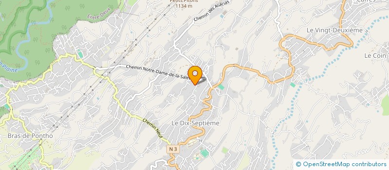 localisation de l'entreprise BACK OFFICE REUNION  LE TAMPON