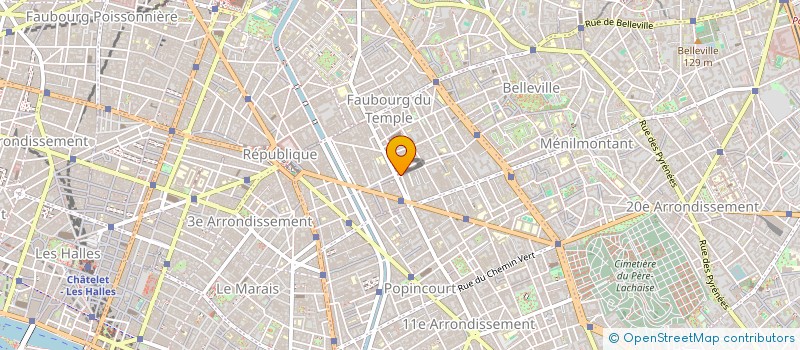 localisation de l'entreprise BACK SARL  PARIS