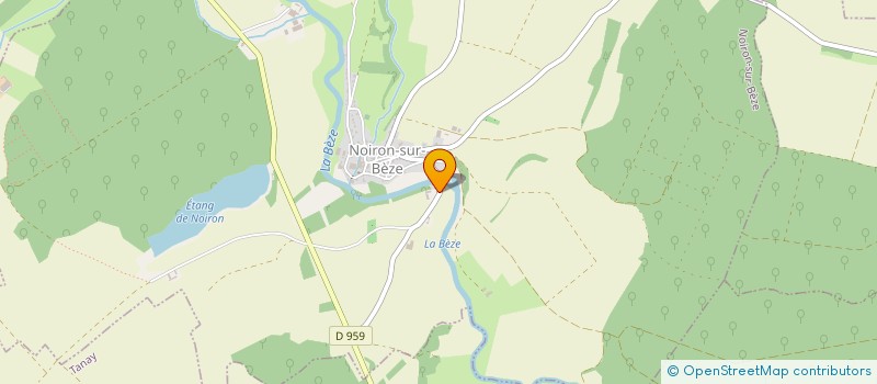 localisation de l'entreprise BACK-STAGE MANAGEMENT  BEZE