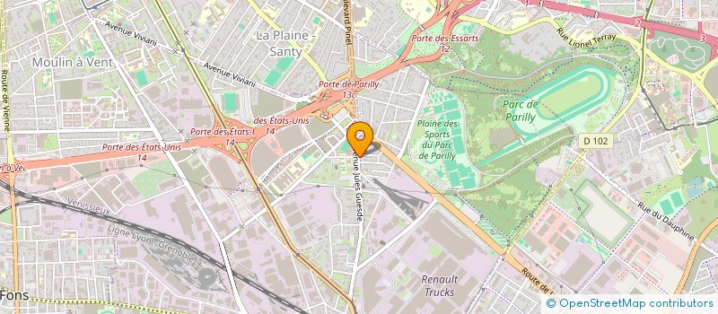 localisation de l'entreprise BACK TO EARTH  LYON