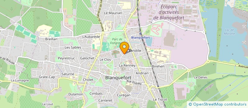 localisation de l'entreprise BACK TO THE BEAT à BLANQUEFORT