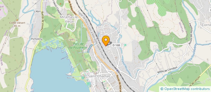 localisation de l'entreprise BACKAGE OFFI  SAINT-CHAMAS