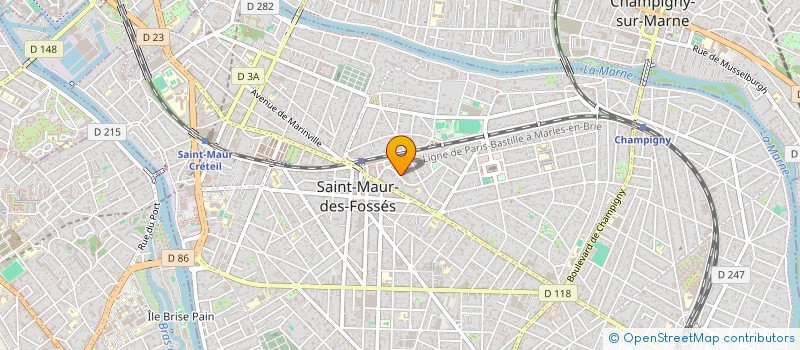 localisation de l'entreprise BACKART à SAINT-MAUR-DES-FOSSES