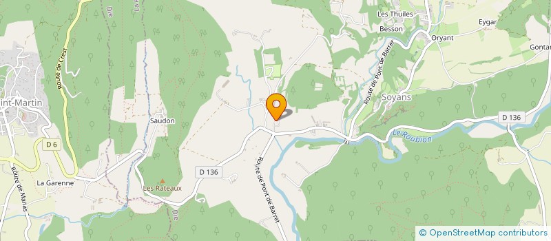 localisation de l'entreprise BACKEVENT  SOYANS