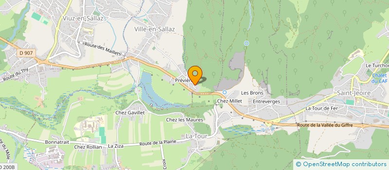 localisation de l'entreprise BACKFLIP  VILLE-EN-SALLAZ