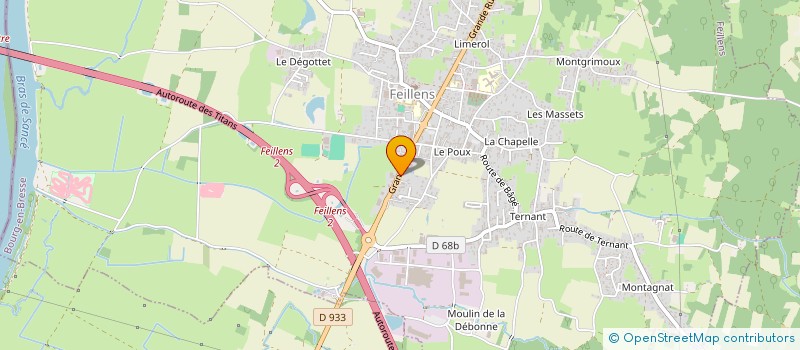 localisation de l'entreprise BACKFLIP ONE  FEILLENS