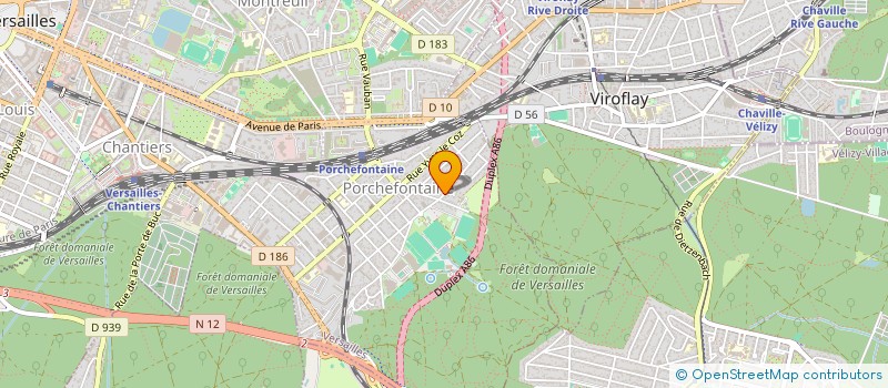 localisation de l'entreprise BACKIN TEAM EMERA à VERSAILLES