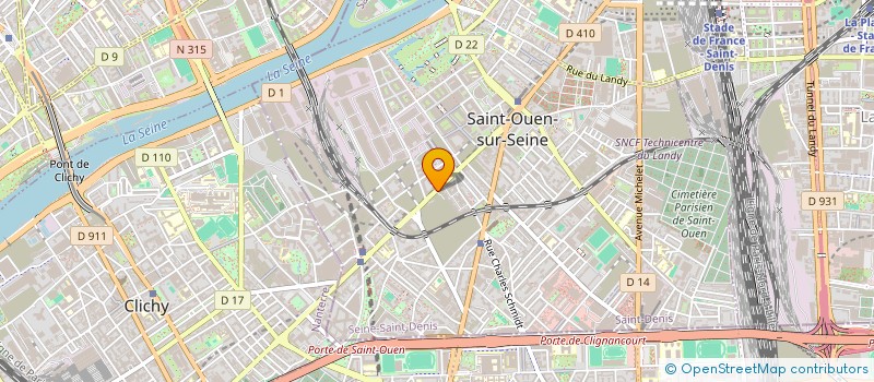 localisation de l'entreprise BACKLIGHT STUDIO  SAINT-DENIS