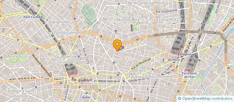 localisation de l'entreprise BACKLINE MUSIC à PARIS