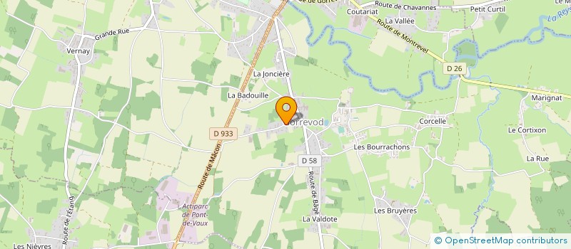 localisation de l'entreprise BACKO à GORREVOD