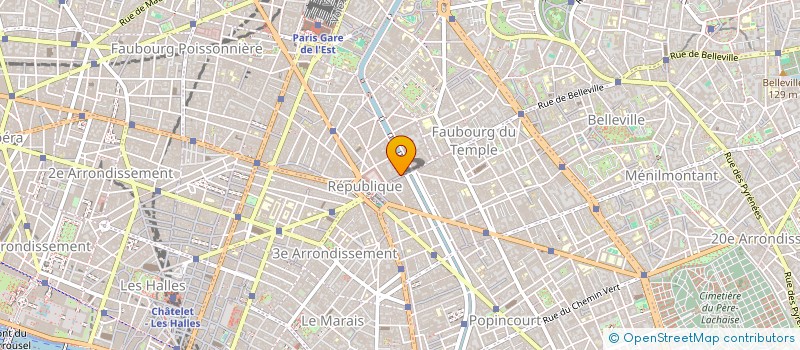 localisation de l'entreprise BACKPACK à PARIS 10