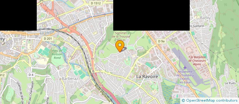 localisation de l'entreprise BACKSIDE à LA RAVOIRE