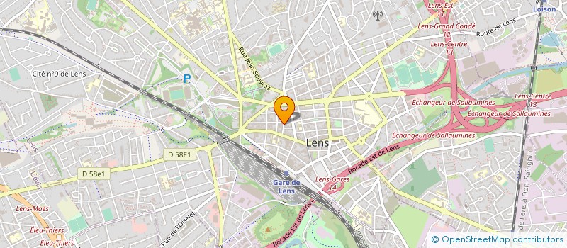 localisation de l'entreprise BACKSPIN MUSIC à LENS
