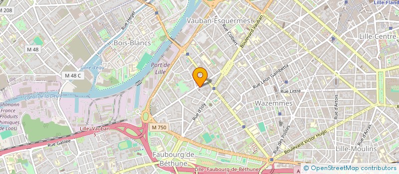 localisation de l'entreprise BACKSTAGE à LILLE