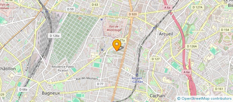 localisation de l'entreprise BACKSTAGE  BAGNEUX