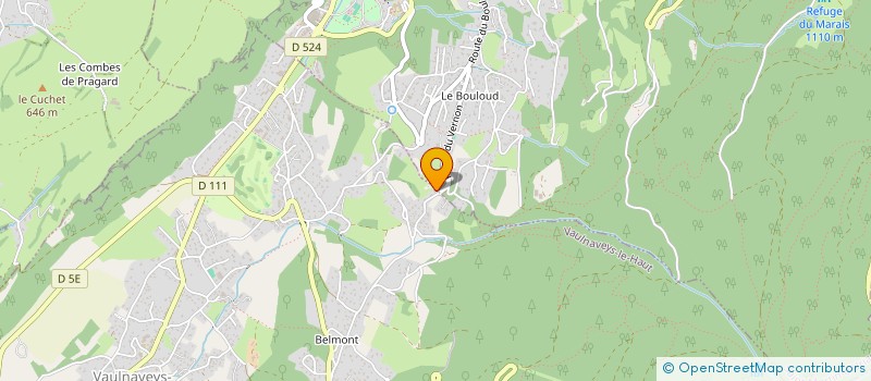 localisation de l'entreprise BACKSTAGE BISTROT  VAULNAVEYS-LE-HAUT