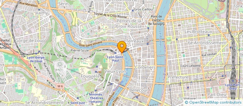 localisation de l'entreprise BACKSTAGE CAFE à LYON