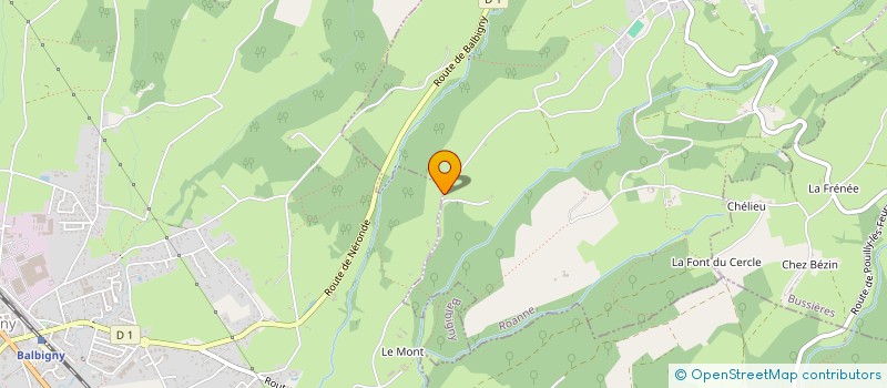 localisation de l'entreprise BACKSTAGE-MAITRISE D'UVRE  BALBIGNY